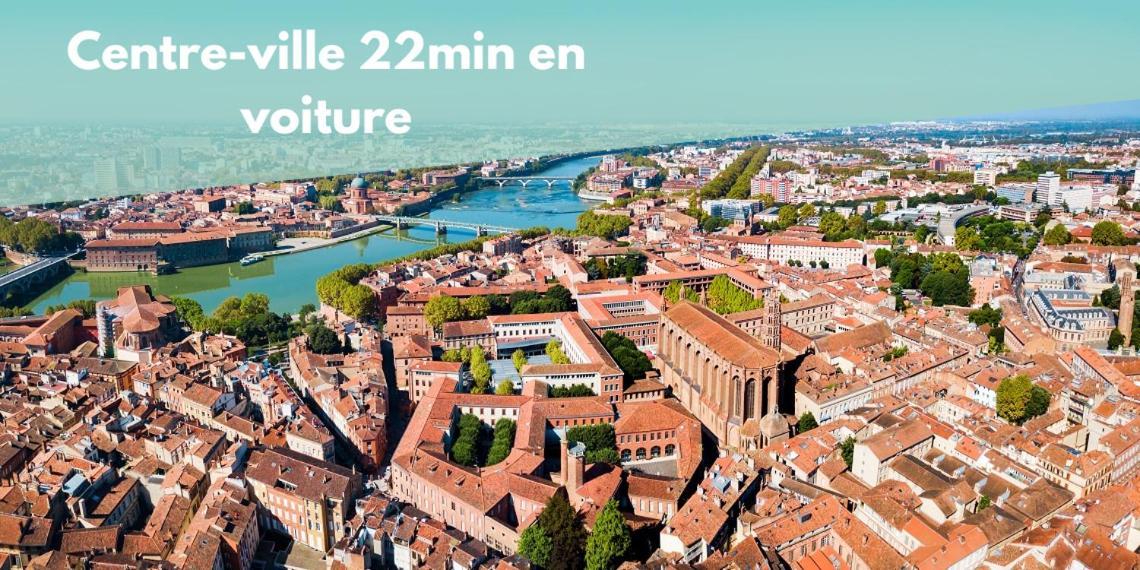 Ferienwohnung Le Pastel - Metro/ Centres De Formation-Fac-Thales Toulouse Exterior foto